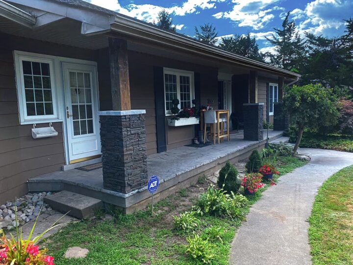 Julian’s Porch Pillars