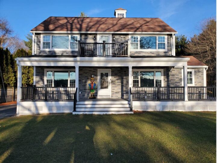 Faux Stone Home Siding Remodel