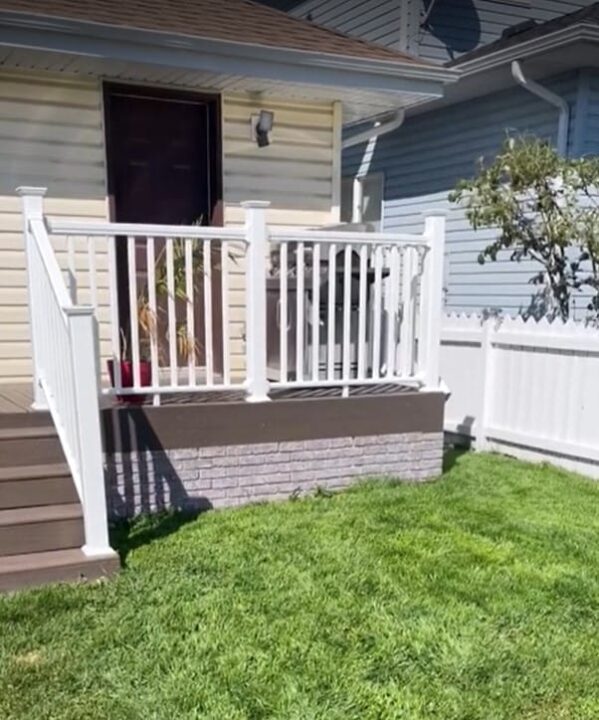 Jordan’s Brick Veneer Deck Skirting