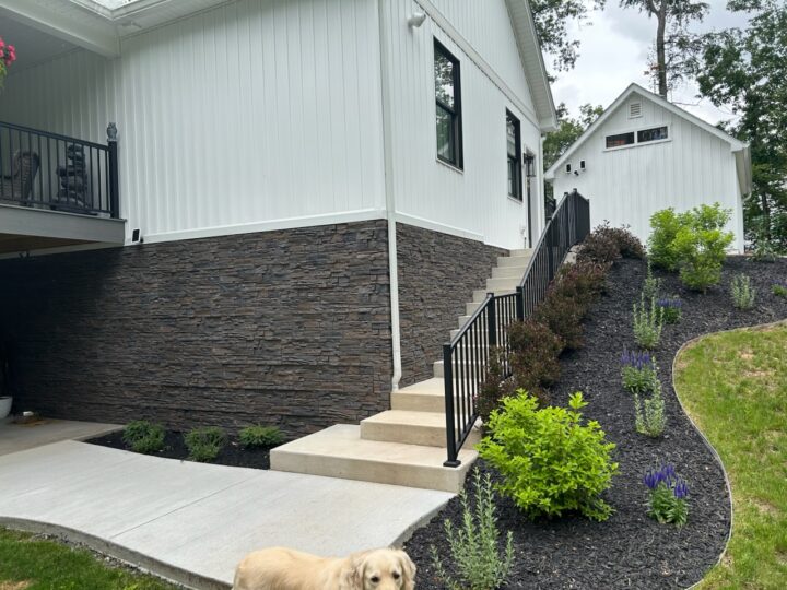 Craig’s Dark Slate Accent Wall
